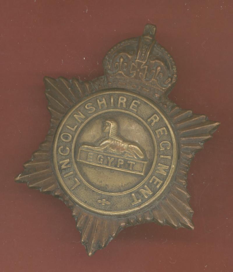 The Lincolnshire Regiment WW1 Bandsman cap badge