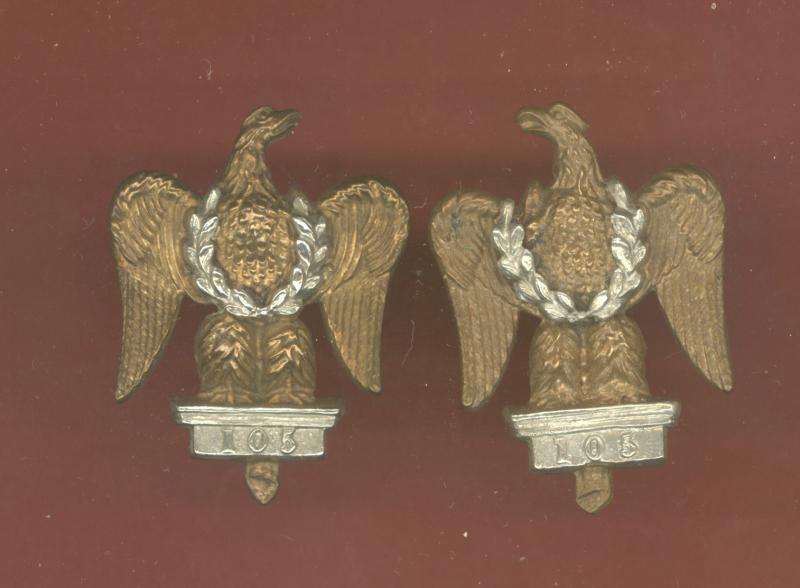 1st Royal Dragoons OR's collar badges.