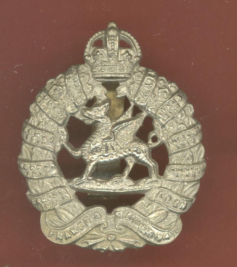 Welsh; 1st Monmouthshire Regiment OR's cap badge