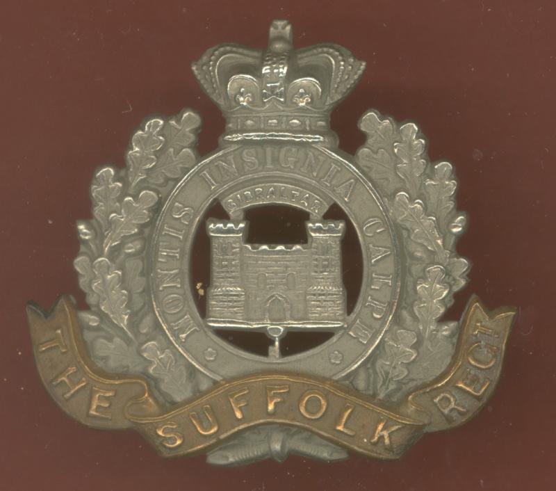 The Suffolk Regiment Victorian OR's cap badge