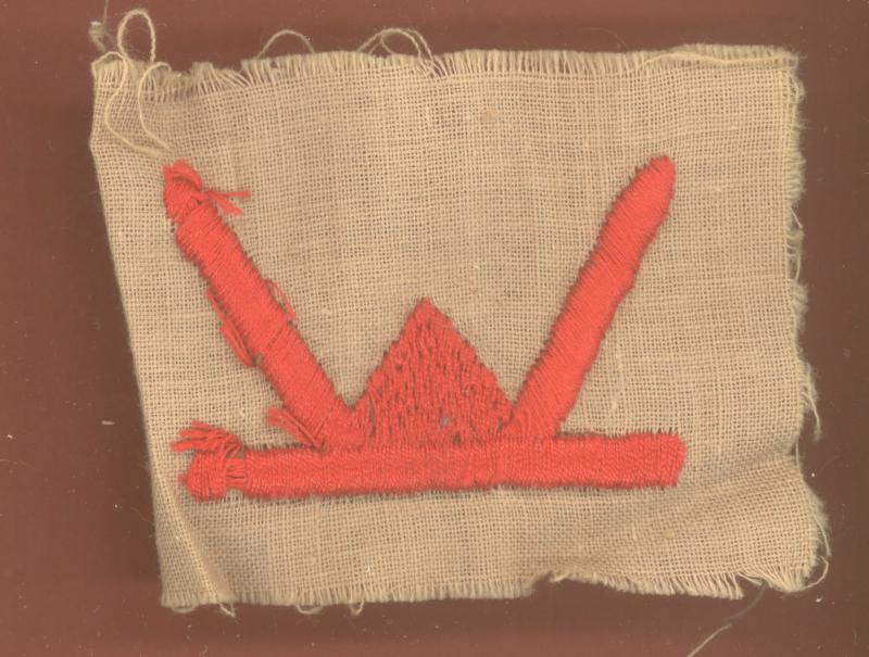 53rd Welch Infantry Division tropical cloth formation sign