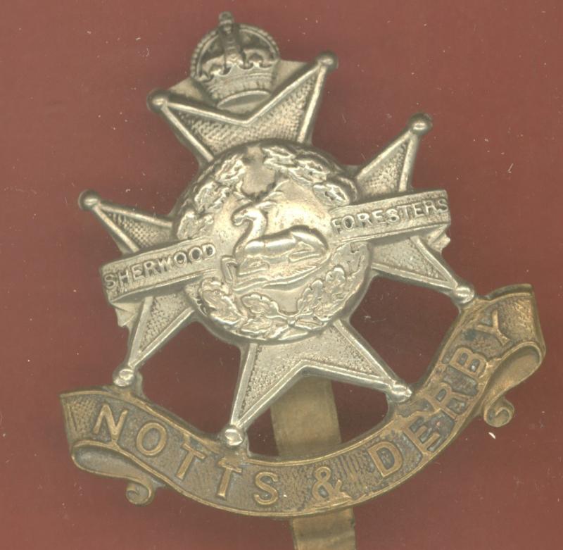 Sherwood Foresters ( Notts & Derby) OR's forage cap badge
