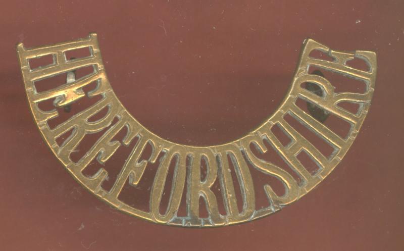 HEREFORDSHIRE shoulder title