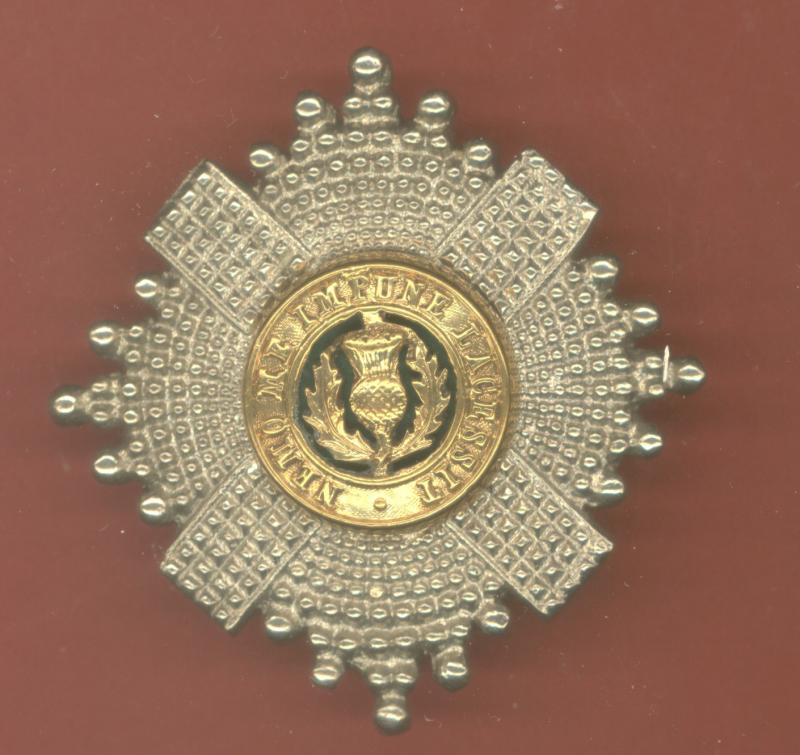 Scots Guards Officer's forage cap badge