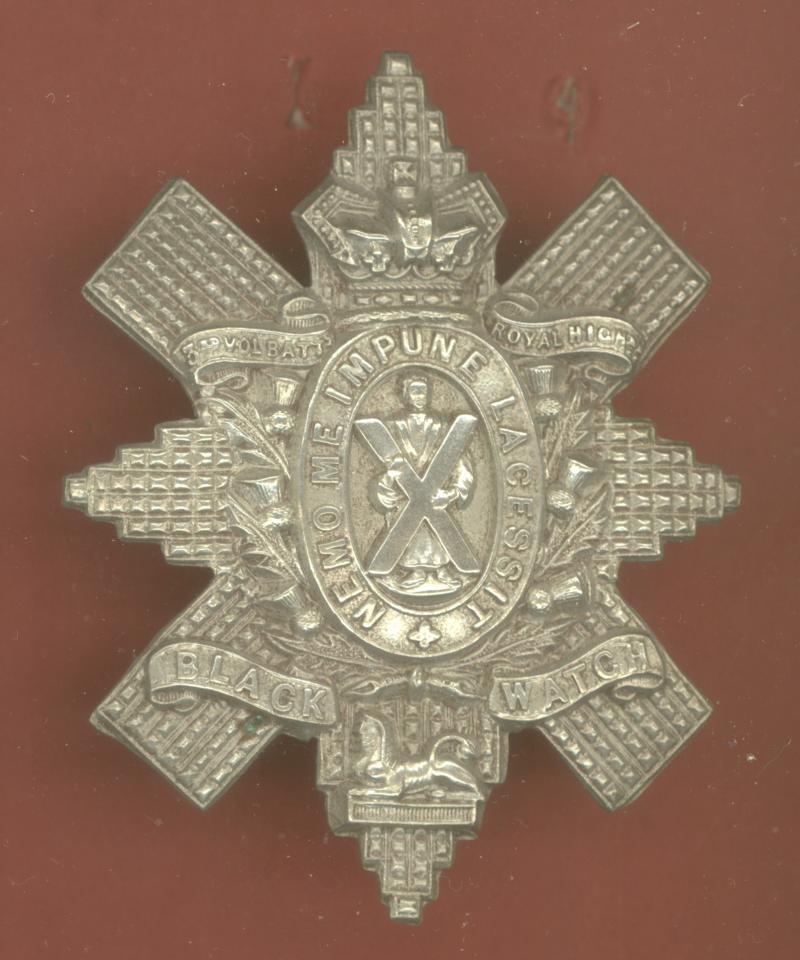Scottish. 3rd (Dundee Highland) VB Black Watch (Royal Highlanders) Victorian OR s glengarry badge