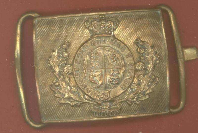 Scottish Engineer Victorian Officer's waist belt clasp