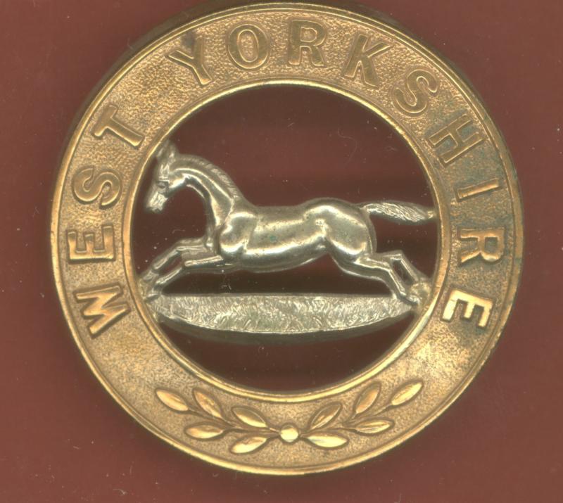 The West Yorkshire Regiment Victorian helmet plate centre