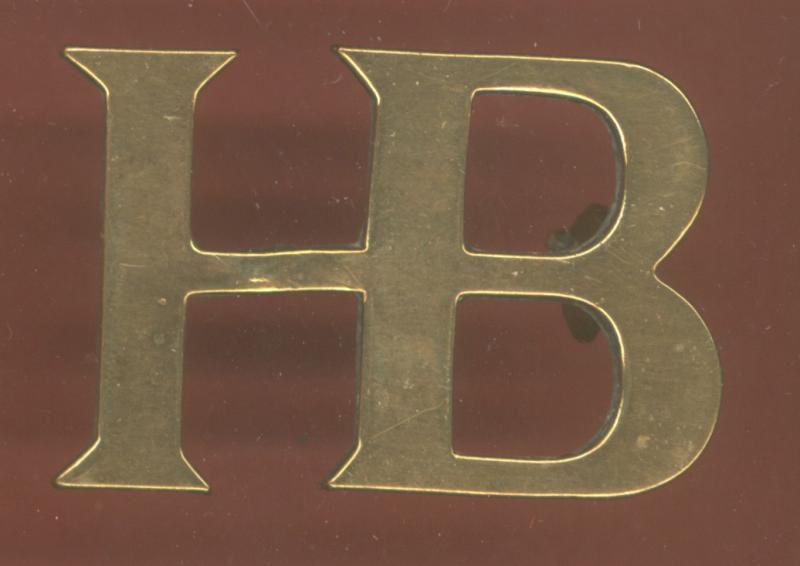 H-B Household Battalion WW1 shoulder title