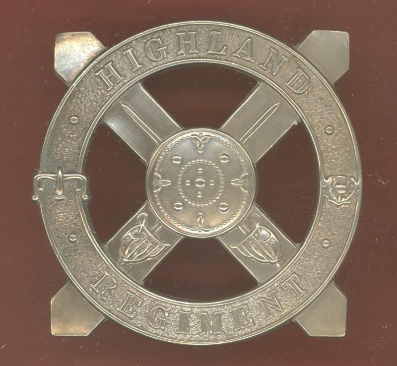 The Highland Regiment WW2 glengarry badge