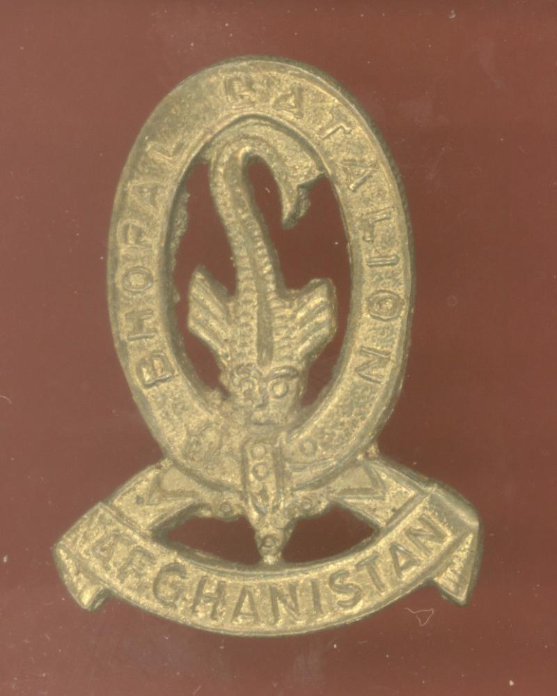 Indian Army. Bhopal Battalion Victorian head-dress badge