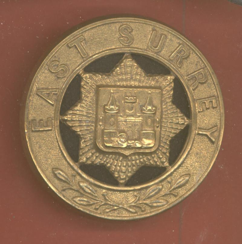 East Surrey Regiment Victorian OR's helmet plate centre