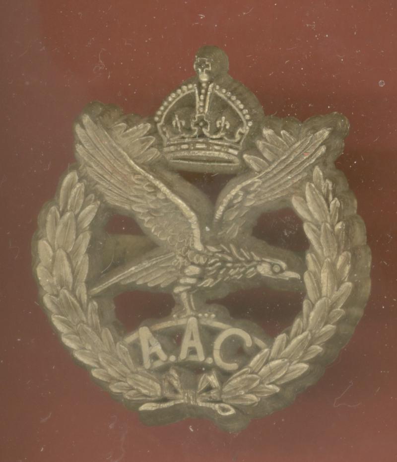 Army Air Corps WW2 plastic economy issue beret badge