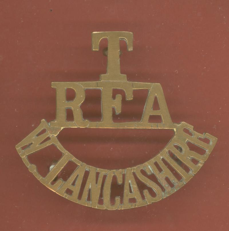 T / RFA / W.LANCASHIRE shoulder title