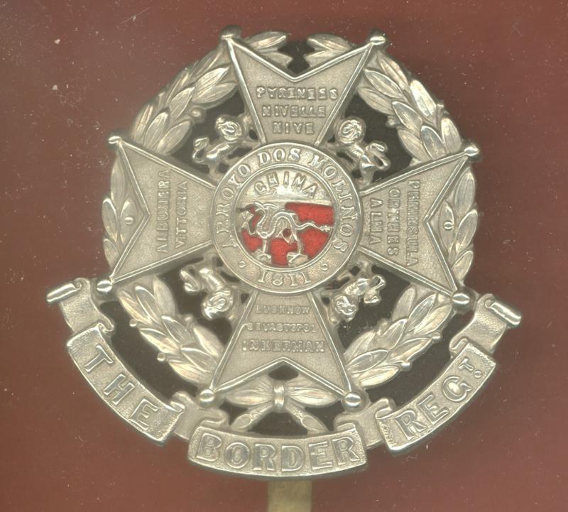 The Border Regiment Victorian OR's pagri badge