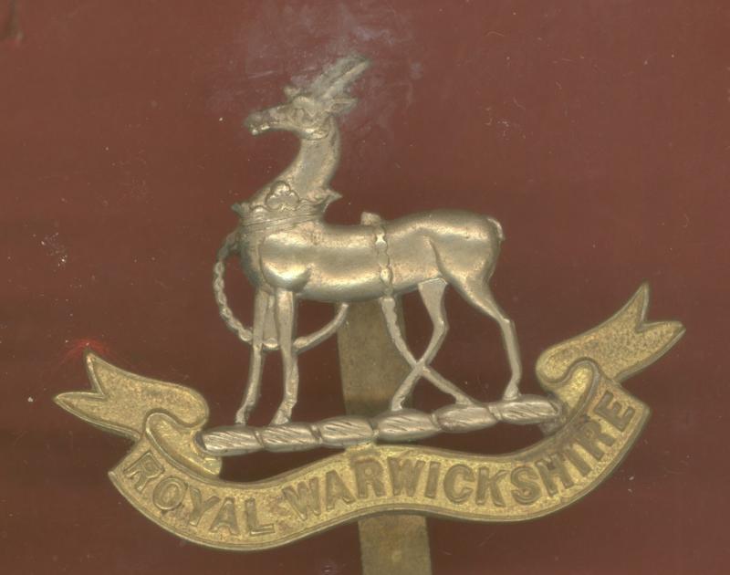Royal Warwickshire Regiment OR's cap badge