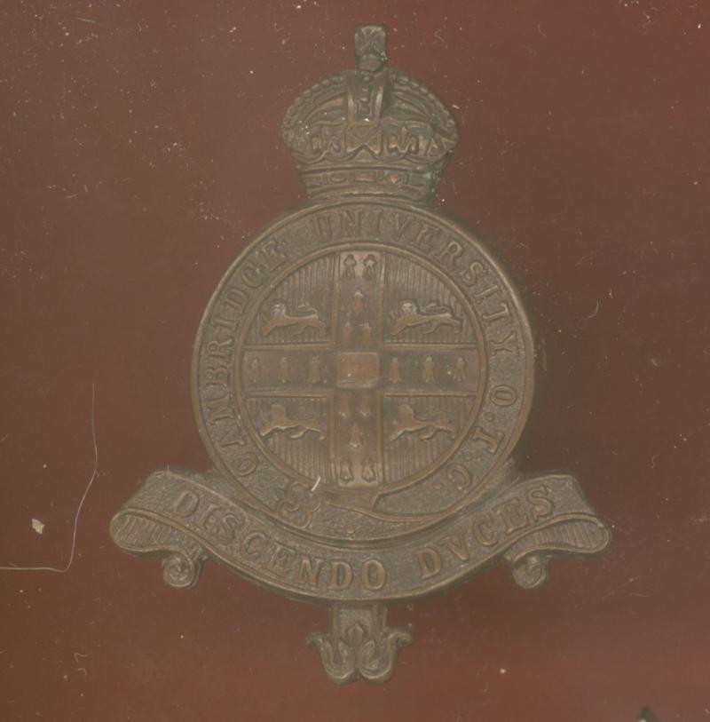 Cambridge University O.T.C. cap badge
