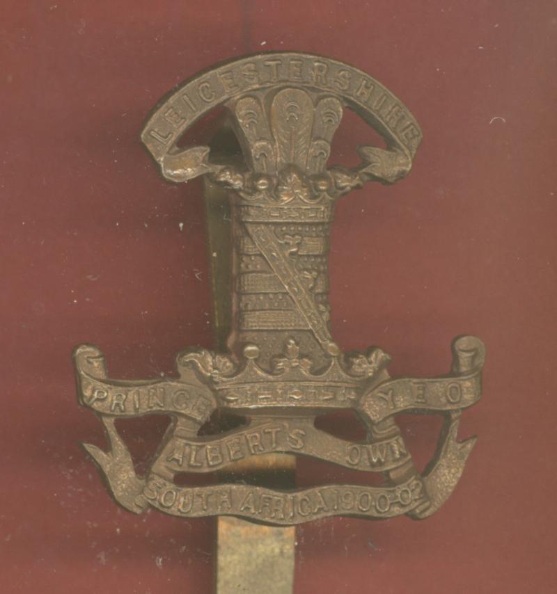 P.A.O. Leicestershire Yeomanry OR's cap badge