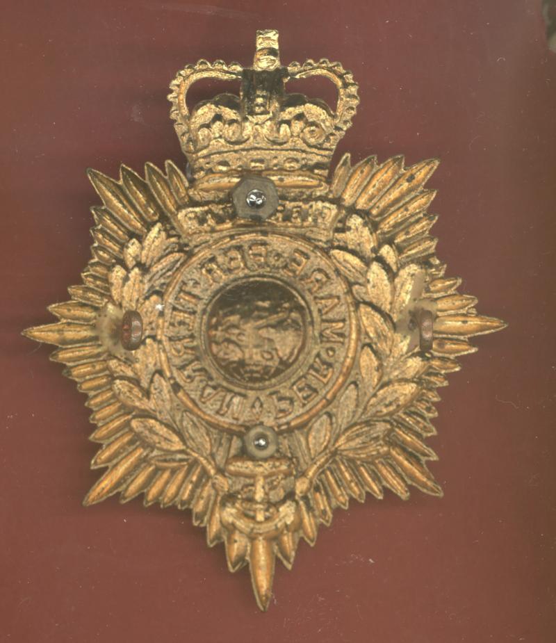 Royal Marine Portsmouth Division Band EIIR helmet plate