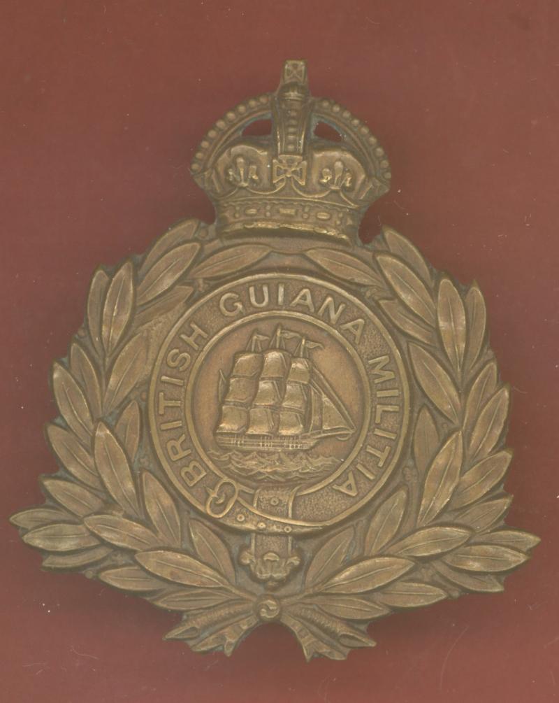 British Guiana Militia OR's cap badge