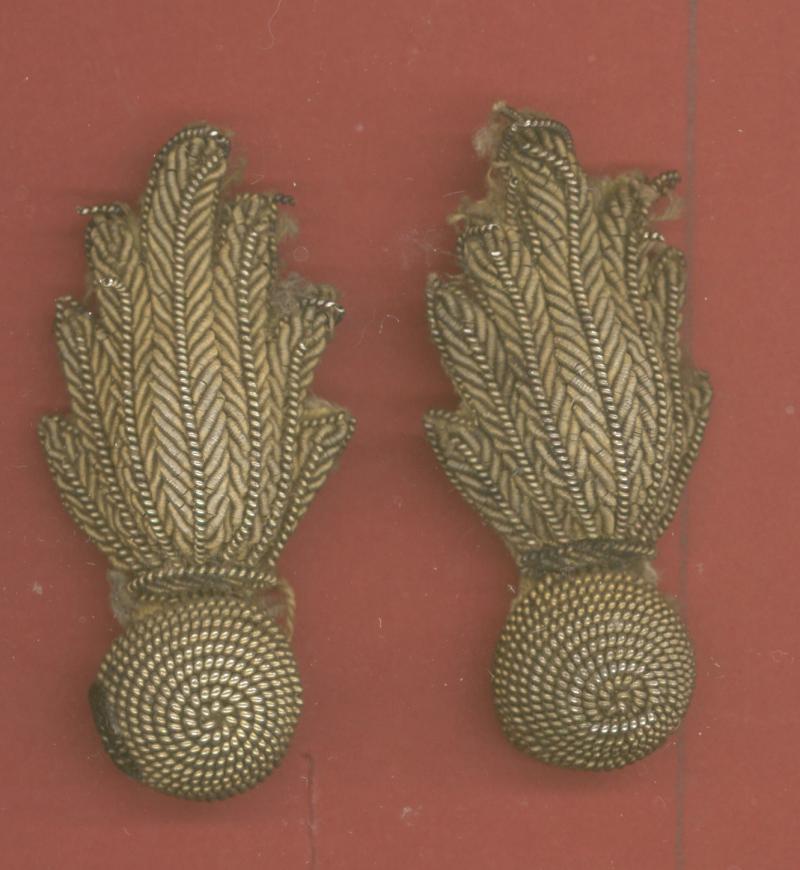 Grenadier Guards Victorian Officer's bullion collar badges