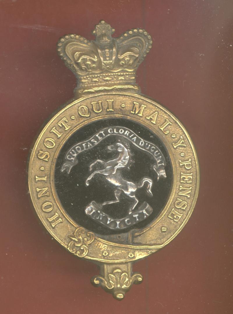 The Royal West Kent Regiment Victorian Officer's glengarry badge