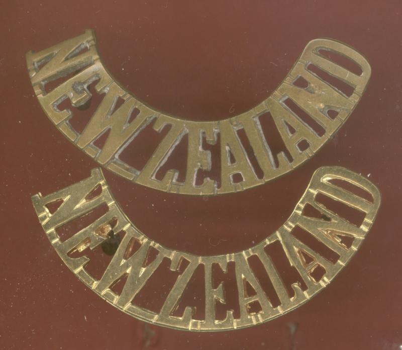 NEW ZEALAND WW1 shoulder titles