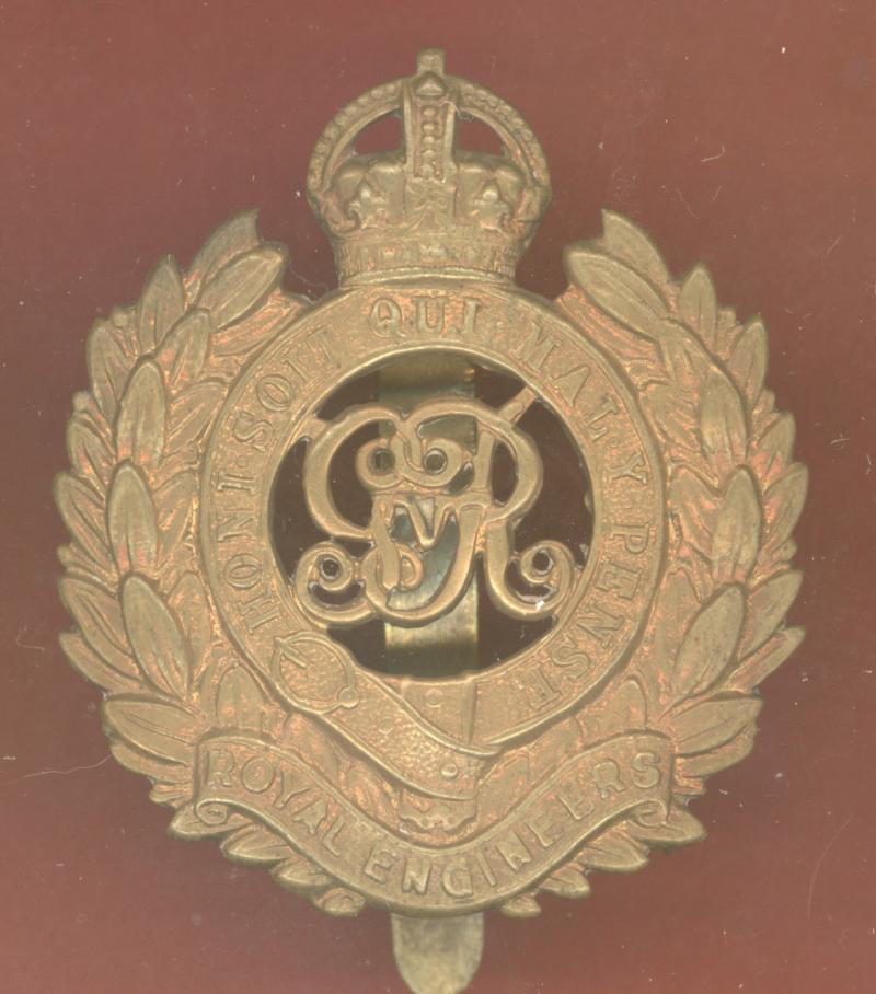 Royal Engineers WW1 OR's cap badge