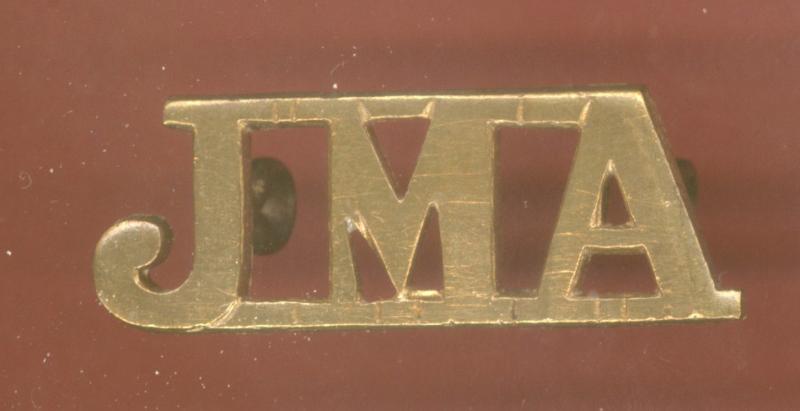 J.M.A. Jamaica Militia Artillery shoulder title