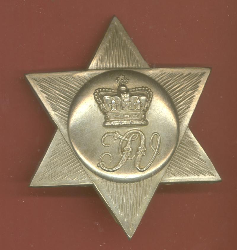 British Colonial Trinidad  Volunteers Victorian helmet plate