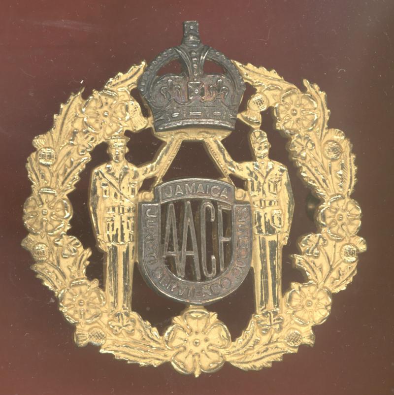 British Colonial Jamaica Army Air Cadet Force Officer's cap badge