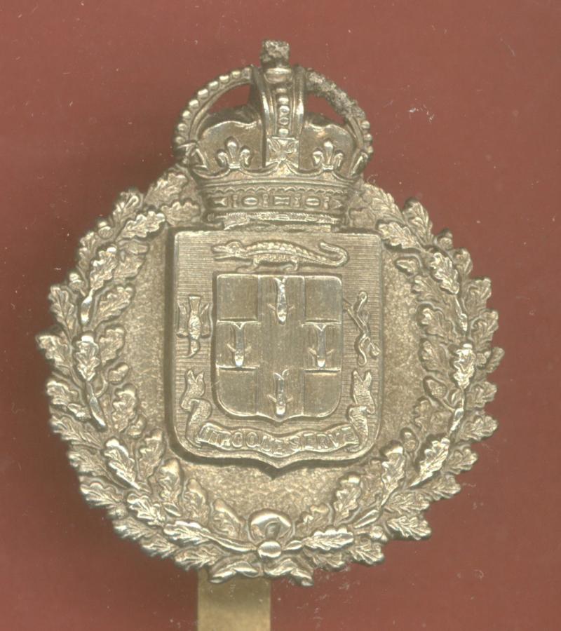 British Colonial Jamaica Constabulary Cap Badge