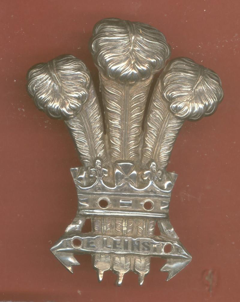 Irish The Leinster Regt. Royal Canadians Victorian Officers  cap badge