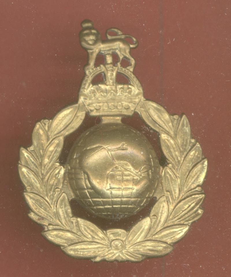 Royal Marines King's crown OR's cap badge