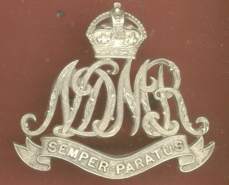 South African Northern Districts Mounted Rifles slouch hat badge