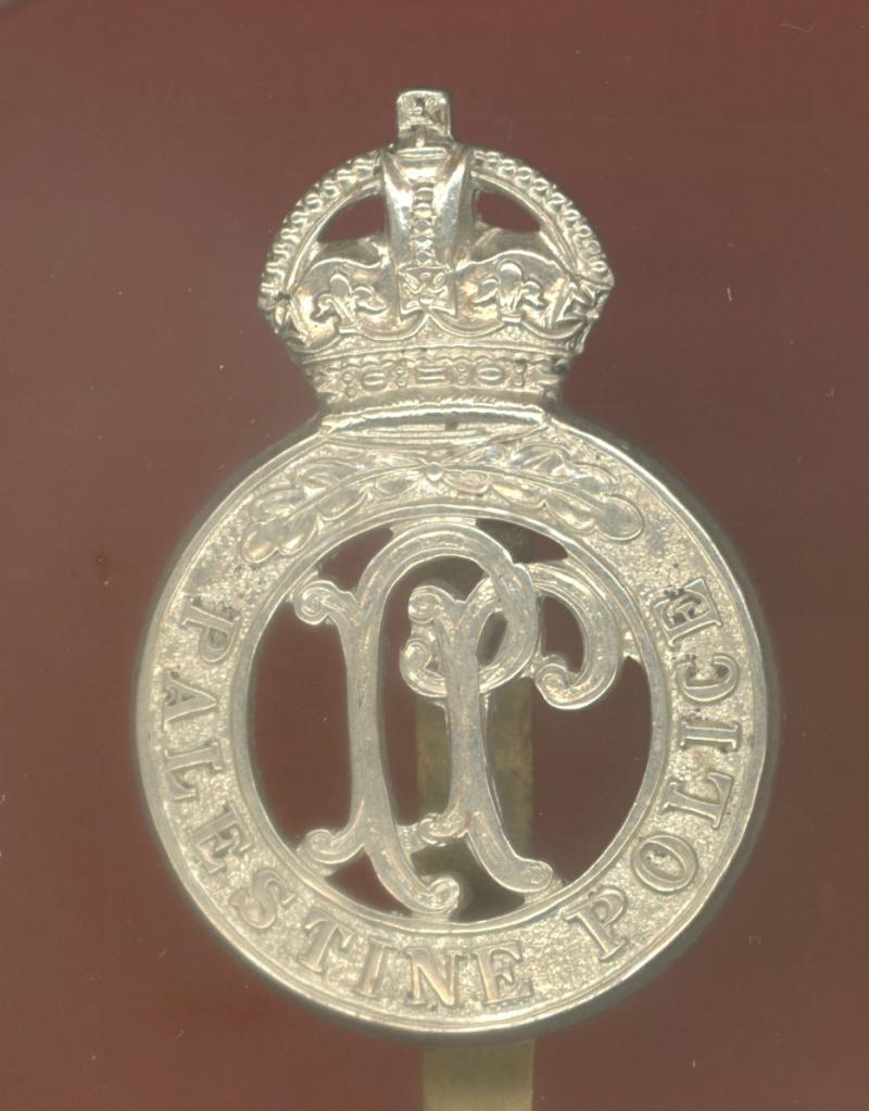 British Colonial Palestine Police cap badge