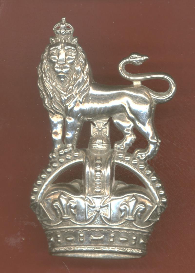 Royal Dragoons HM silver NCO's arm badge.