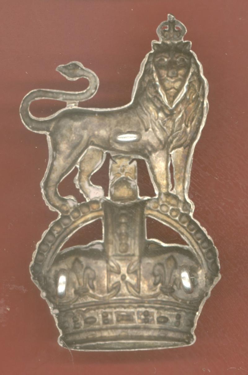 Royal Dragoons HM silver NCO's arm badge.