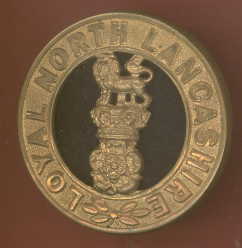 Loyal North Lancashire Regiment Victorian helmet plate centre