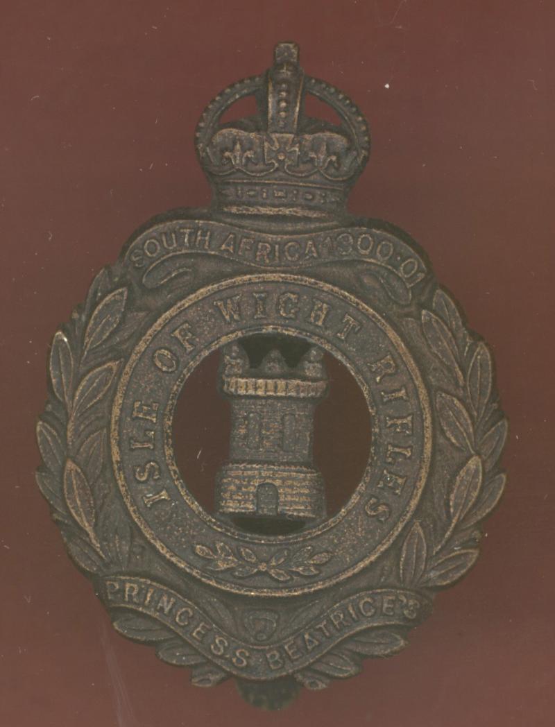 8th Bn. Hampshire Regt., Isle of Wight Rifles WW1 cap badge
