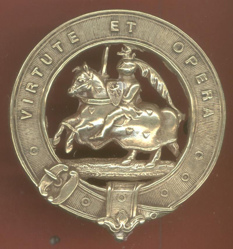 Scottish 6th (Fifeshire) V.B. Black Watch Royal Highlanders Victorian glengarry badge