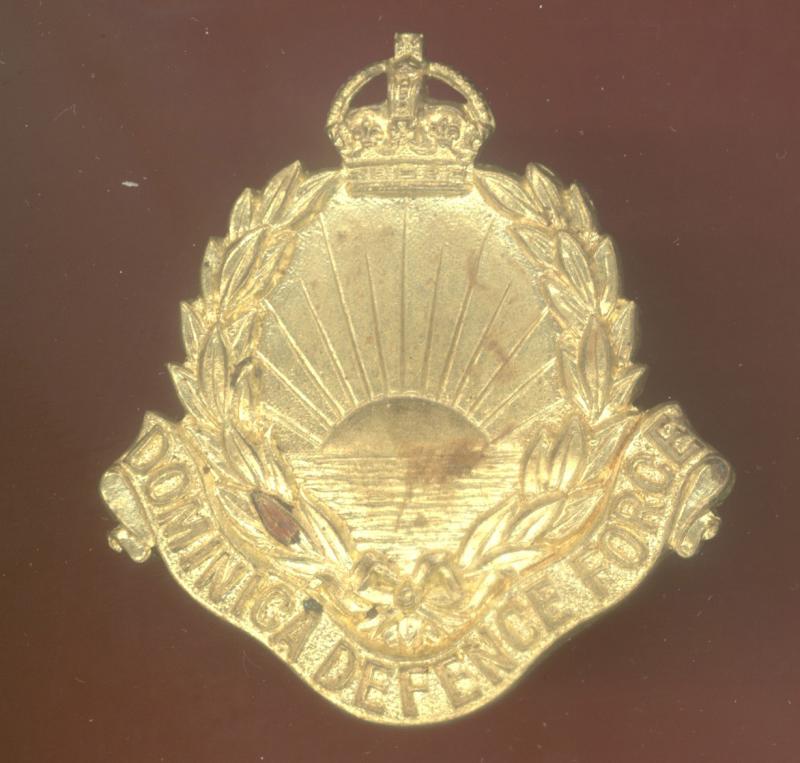 Dominica Defence Force WW1 cap badge