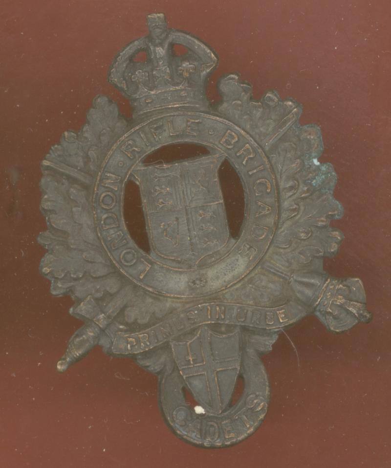 London Rifle Brigade Cadets WW1 OR's cap badge