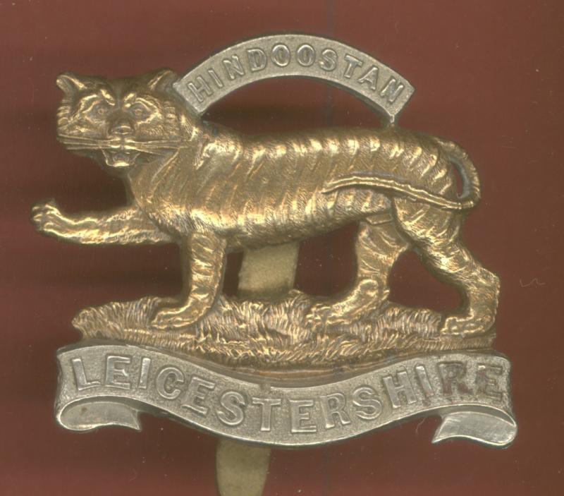 The Leicestershire Regt WW1 OR's cap badge