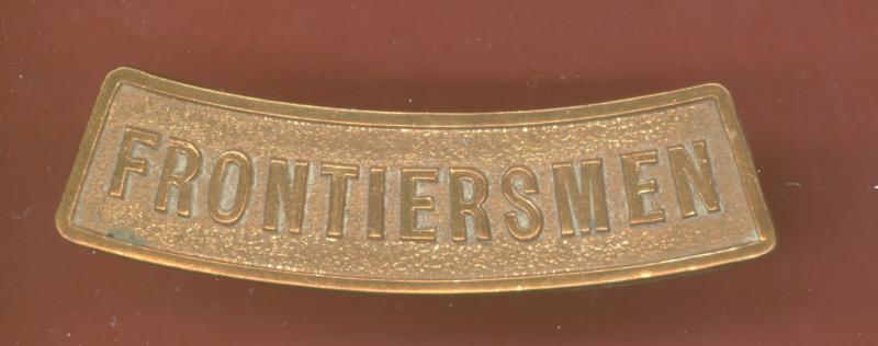 Canadian Legion of Frontier'smen shoulder title
