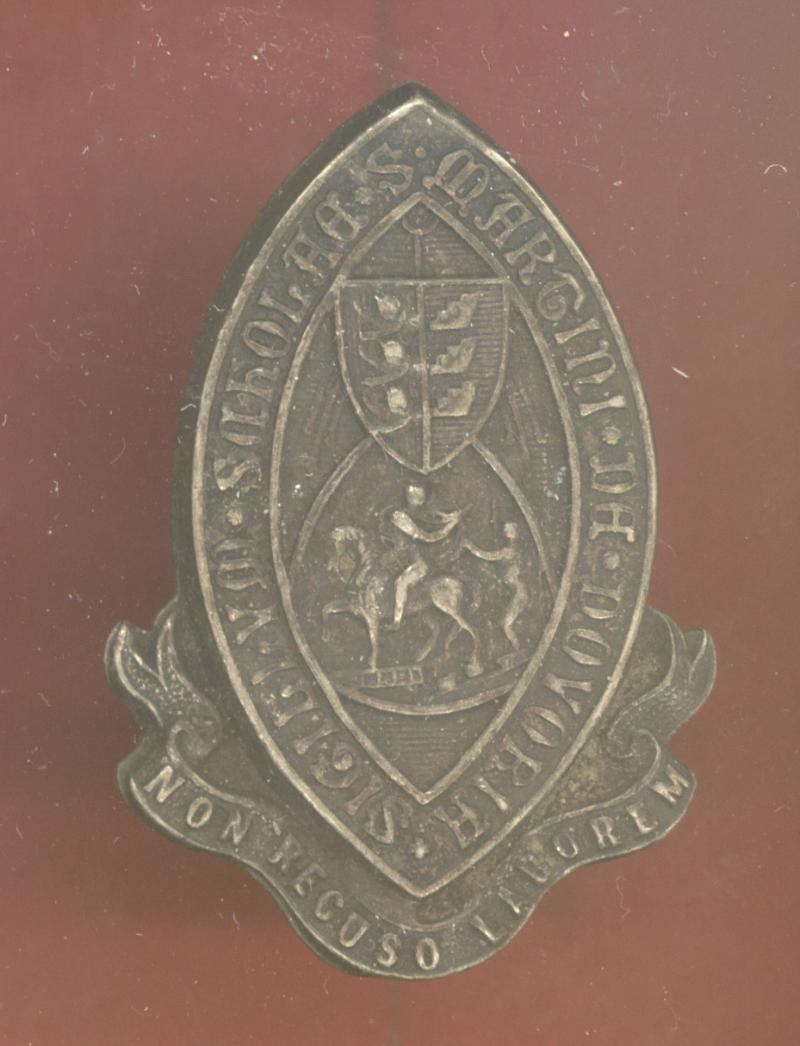 Dover College O.T.C. cap badge