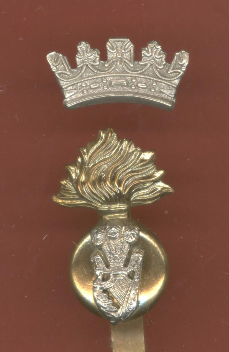 Princess Victoria’s (Royal Irish Fusiliers) OR’s cap badge.