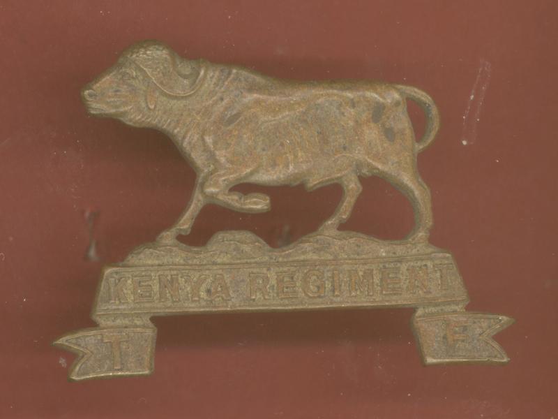 The Kenya Regiment T.F. Officer's cap badge