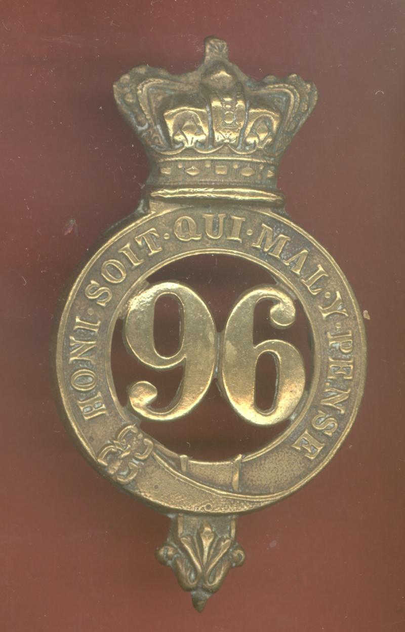 96th Manchester Regiment of Foot Victorian glengarry badge