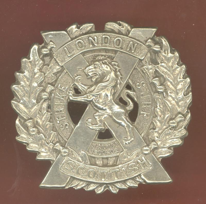 The London Scottish WW1 sporran badge