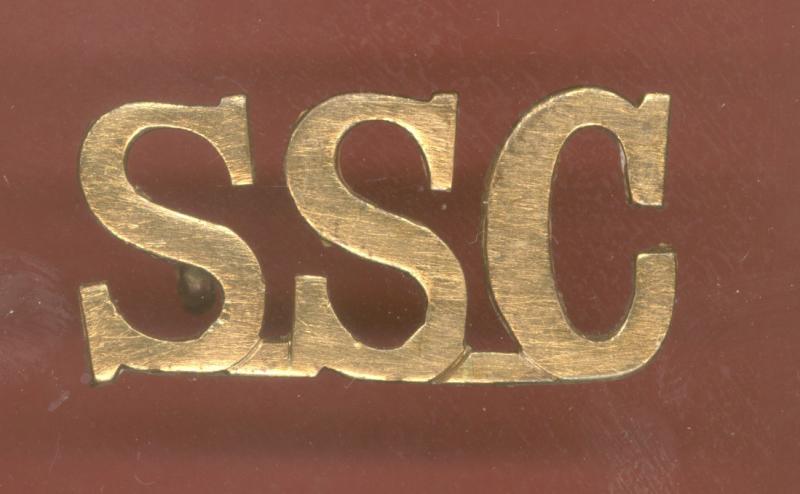 S.S.C. Sudan Service Corps shoulder title